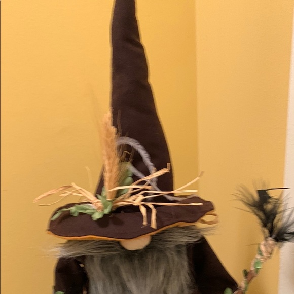 Enchanted Woodland Wizard Gnome with Staff and Satchel - Brown/British Tan NWT - Picture 10 of 14